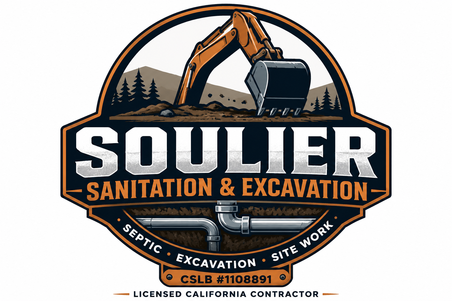 Soulier Sanitation & Excavation logo
